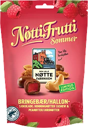 Nötmix Nøtti Frutti Hallon Nöttefabrikken