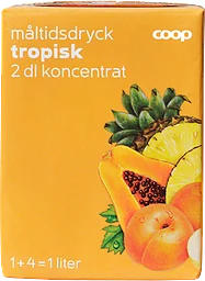 Måltidsdryck Koncentrat Tropisk