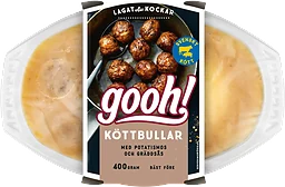Köttbullar med Potatismos och Gräddsås