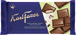 Chokladkaka Mjökchoklad Päronfyllning Karl