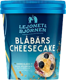 Glass Blåbärs Cheesecake