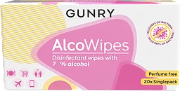 Våtservetter Alcowipes 20-pack