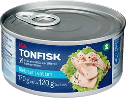 Tonfisk i vatten 170g