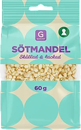 Hackad Mandel Skållad
