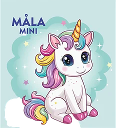 Måla mini : supersöta enhörningar