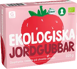 Jordgubbar Ekologiska Frysta