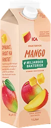 Fruktdryck Mango med bakteriekultur utan tillsatt socker