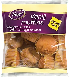 Vaniljmuffins Sockerfria