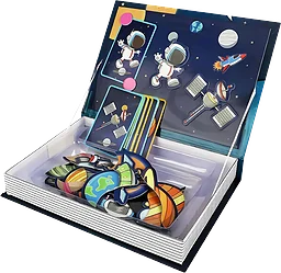 Magnetbok Space World