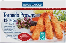 Torped Prawns Sprödbakade Räkor Frysta