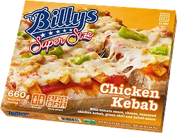 Pizza Super Size Chicken Kebab