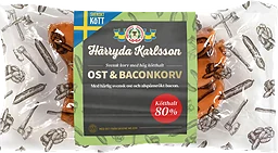 Kryddkorv Ost Bacon 80% Kötthalt