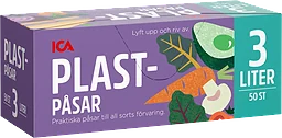 Plastpåsar 3l 50-p