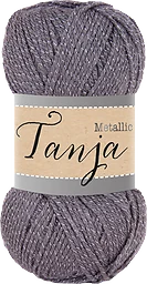 Garn Tanja Metallic Grå