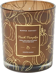 Doftljus Pumkin brun H8cm