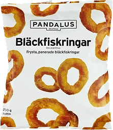 Bläckfiskringar panerade Fryst