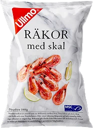 Räkor med skal Fryst MSC