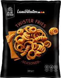 Pommes frites Twister fries seasoned Fryst