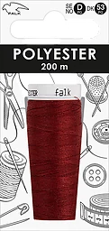 Sytråd Polyester Vinröd 200m