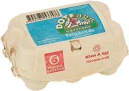 Ägg 6-pack Medelstora 318g