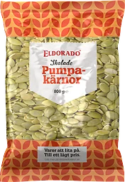 Pumpakärnor Skalade