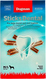 Kompletteringsfoder Tuggpinnar Till Hund Dental Medium 28-pack