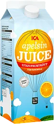 Apelsinjuice utan Frukkött