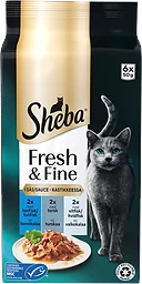 Fisk i Sås Box Fresh & Fine Kattmat i Sås 6-pack