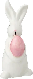 Påskhare 12cm rosa ägg Nordic Season