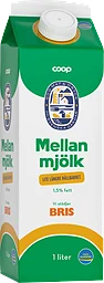 Mellanmjölk Längre Hållbarhet