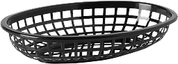 Brödkorg/serveringskorg plast Svart
