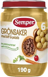Grönsaker Biff