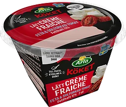 Crème fraiche Lätt Feta & soltorkad tomat 12%
