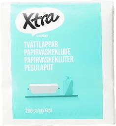 Tvättlappar 200-pack