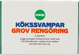 Kökssvamp Grov 2-pack