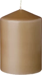 Blockljus nougat H10cm