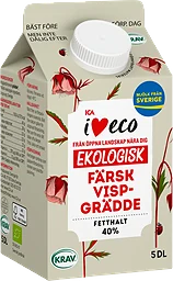 Vispgrädde 40% KRAV