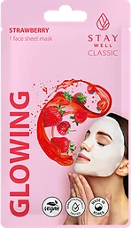Ansiktsmask Classic Strawberry Mask 1-p
