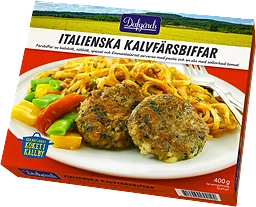 Kalvfärsbiffar Italienska