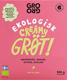 Creamy Gröt Havremjöl, Banan Från 6 Månader
