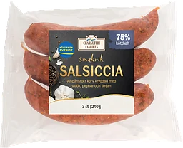 Kryddkorv Salsiccia 75% kötthalt