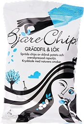Chips Gräddfil & lök Bjäre Chips