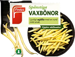 Vaxbönor Spänstiga Frysta