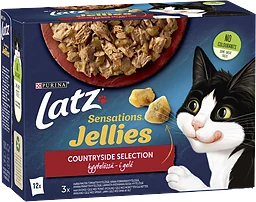 Kattmat Sensations Jellies Countrys Selection géle 12-p