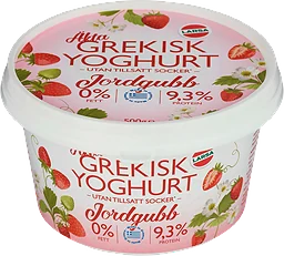 Grekisk Yoghurt Jordgubb 0%