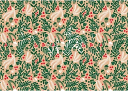 Julpapper Berry 0,7x3m