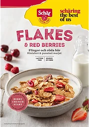 Flakes & red berries glutenfri