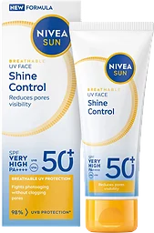 Solkräm UV Face Shine Control SPF50+