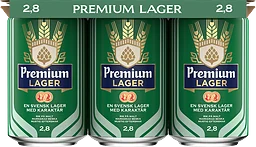 Premium Lager Ljus Lager 2,8% Folköl Burk