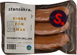 Ost & Bacon Grillkorv